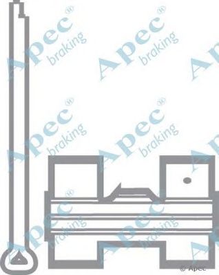 APEC BRAKING kit248 -  Комплектующие, тормозные колодки